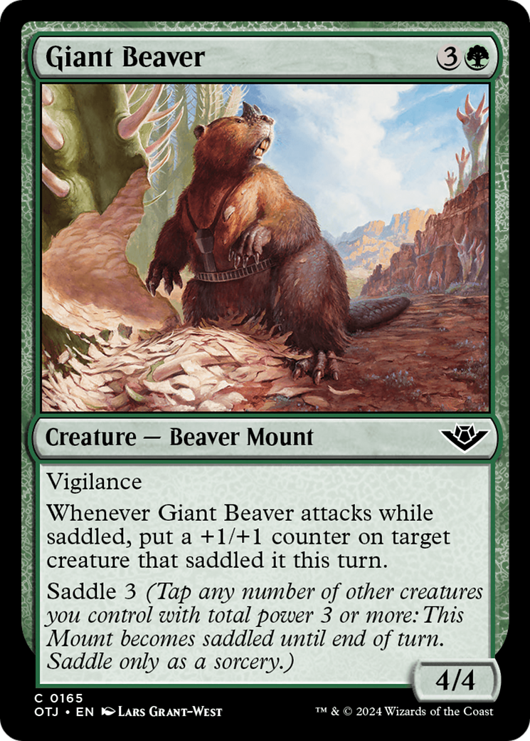 Giant Beaver [Outlaws of Thunder Junction] - The Mythic Store | 24h Order Processing