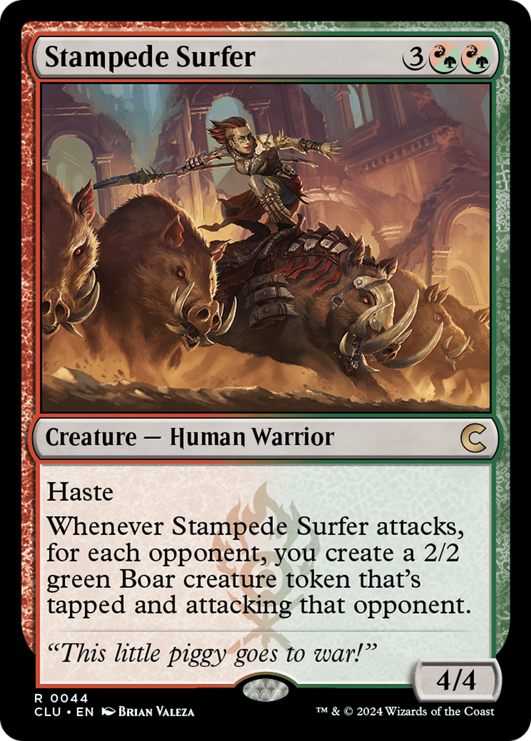 Stampede Surfer [Ravnica: Clue Edition] - The Mythic Store | 24h Order Processing