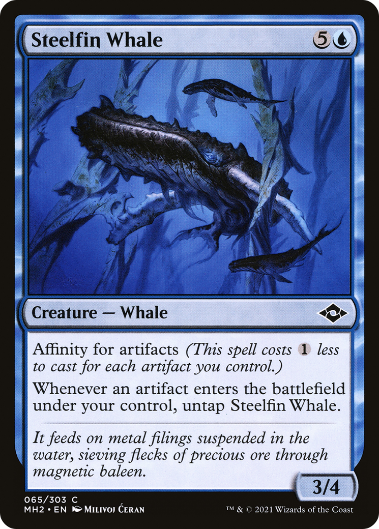Steelfin Whale [Modern Horizons 2] - The Mythic Store | 24h Order Processing