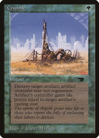 Crumble [Antiquities] - The Mythic Store | 24h Order Processing