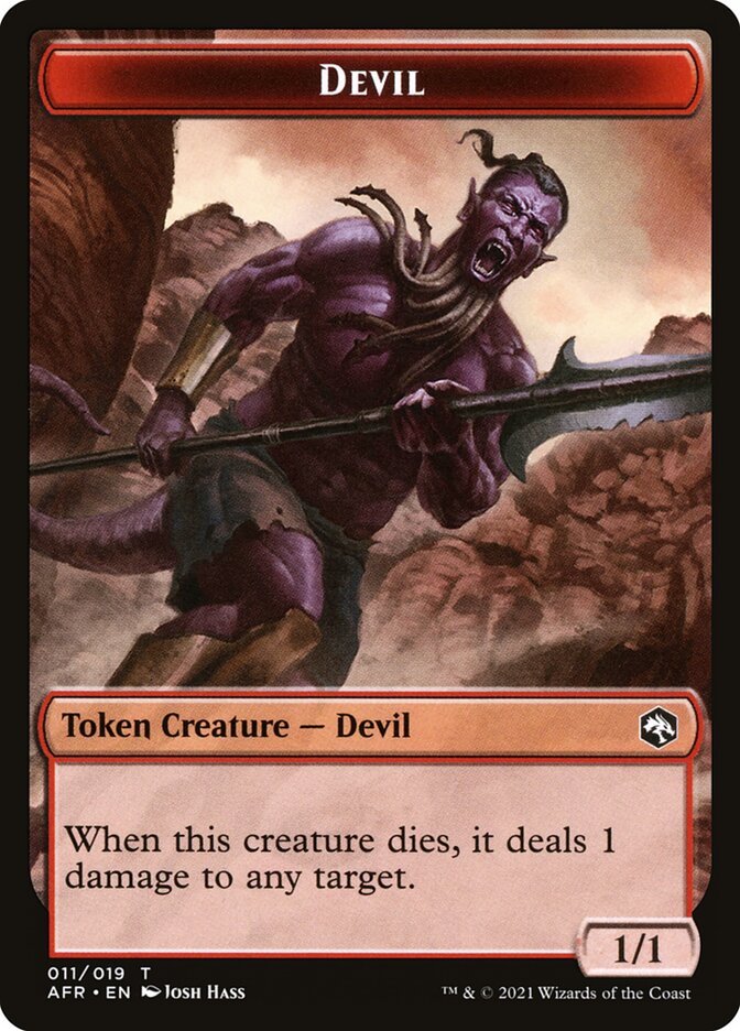 Devil // Vecna Double-Sided Token [Dungeons & Dragons: Adventures in the Forgotten Realms Tokens] - The Mythic Store | 24h Order Processing