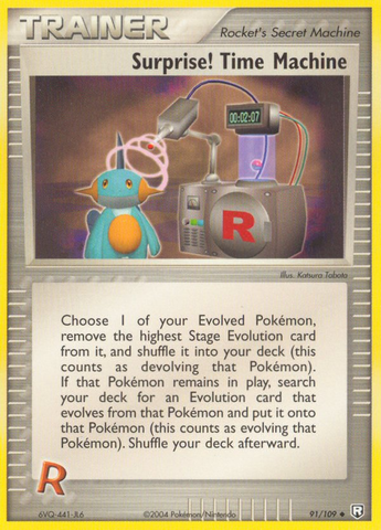 Surprise! Time Machine (91/109) [EX: Team Rocket Returns] - The Mythic Store | 24h Order Processing