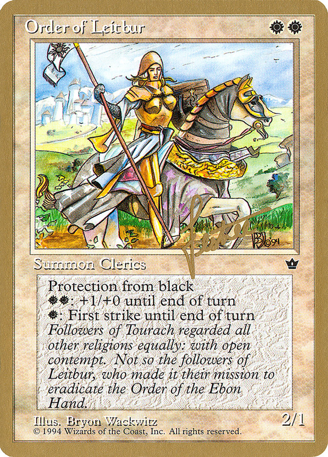 Order of Leitbur (Female) (Bertrand Lestree) [Pro Tour Collector Set] - The Mythic Store | 24h Order Processing