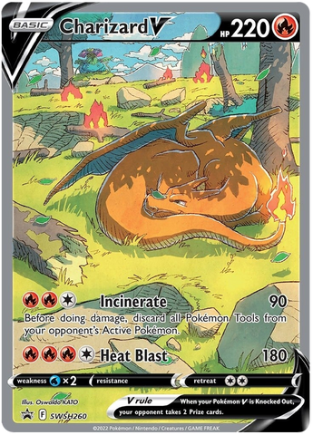 Charizard V (SWSH260) [Sword & Shield: Black Star Promos] - The Mythic Store | 24h Order Processing