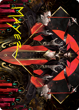 Gift of Fangs Art Card (Gold-Stamped Signature) [Innistrad: Crimson Vow Art Series] - The Mythic Store | 24h Order Processing