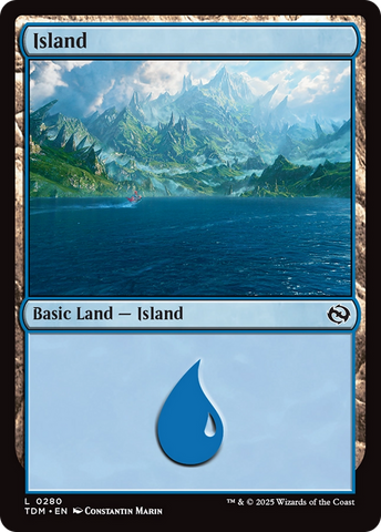 Island (0280) [Tarkir: Dragonstorm] - The Mythic Store | 24h Order Processing
