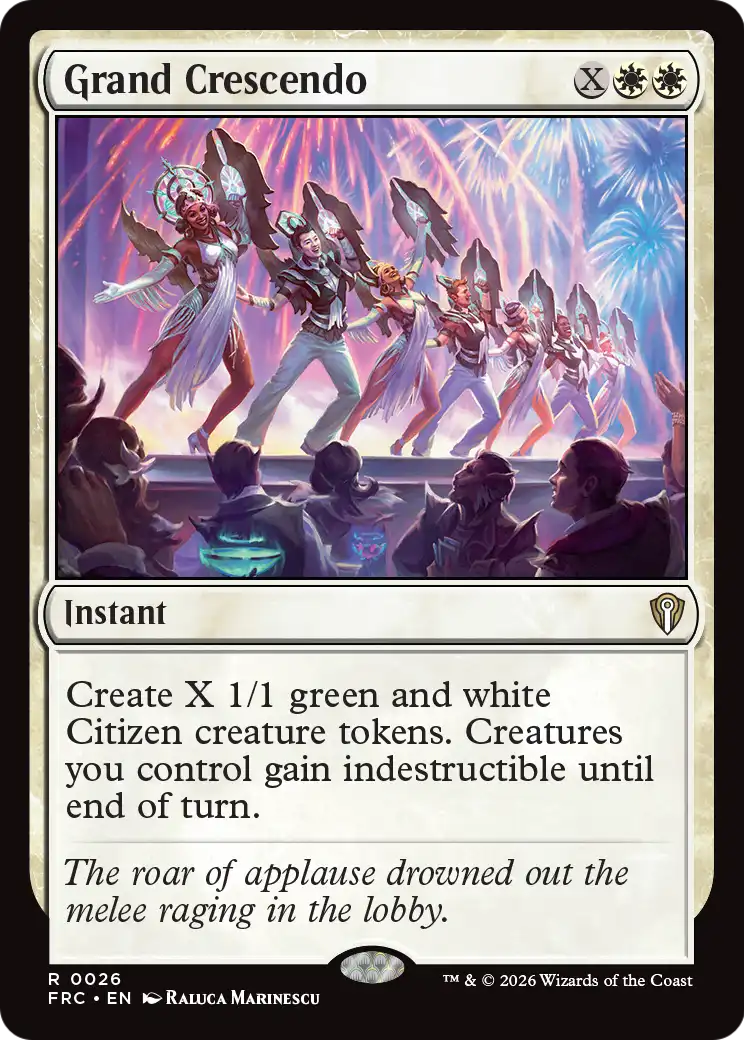 Grand Crescendo [Reality Fracture Commander] - The Mythic Store | 24h Order Processing