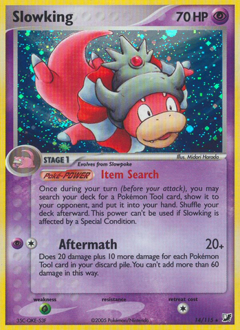 Slowking (14/115) [EX: Unseen Forces] - The Mythic Store | 24h Order Processing