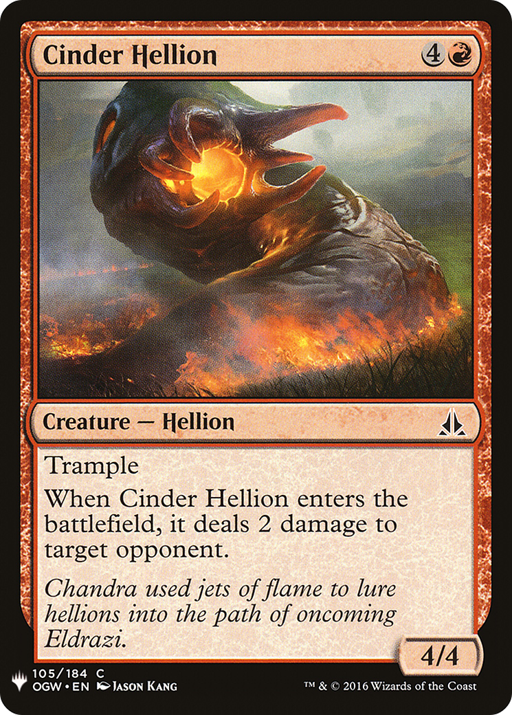 Cinder Hellion [Mystery Booster] - The Mythic Store | 24h Order Processing