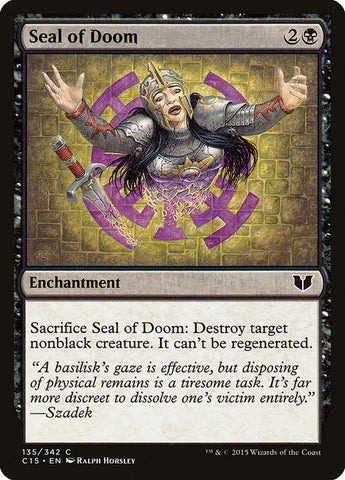 Seal of Doom [Commander 2015] - The Mythic Store | 24h Order Processing