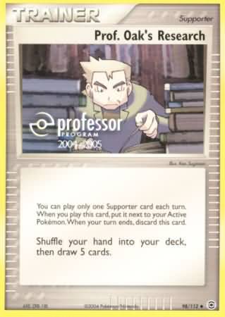 Prof Oaks Research (98/112) (2004 2005) [Professor Program Promos] - The Mythic Store | 24h Order Processing
