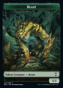 Plant // Beast Double-Sided Token [Streets of New Capenna Commander Tokens] - The Mythic Store | 24h Order Processing