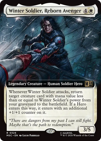 Winter Soldier, Reborn Avenger (Extended Art) [Marvel Super Heroes Commander] - The Mythic Store | 24h Order Processing