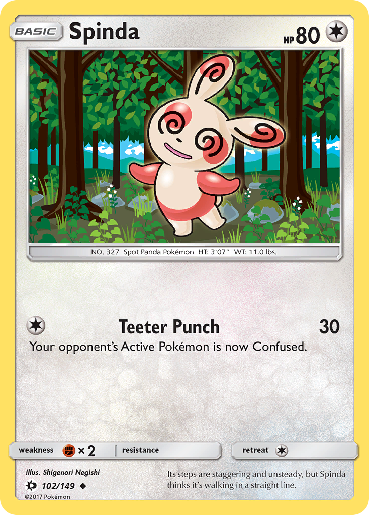 Spinda (102/149) [Sun & Moon: Base Set] - The Mythic Store | 24h Order Processing