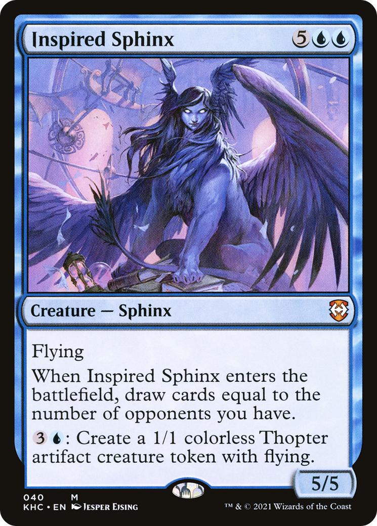 Inspired Sphinx [Kaldheim Commander] - The Mythic Store | 24h Order Processing