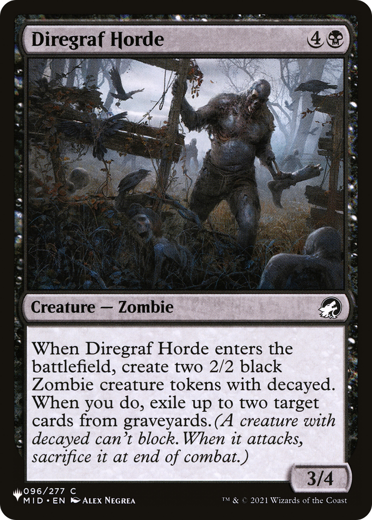 Diregraf Horde [The List] - The Mythic Store | 24h Order Processing