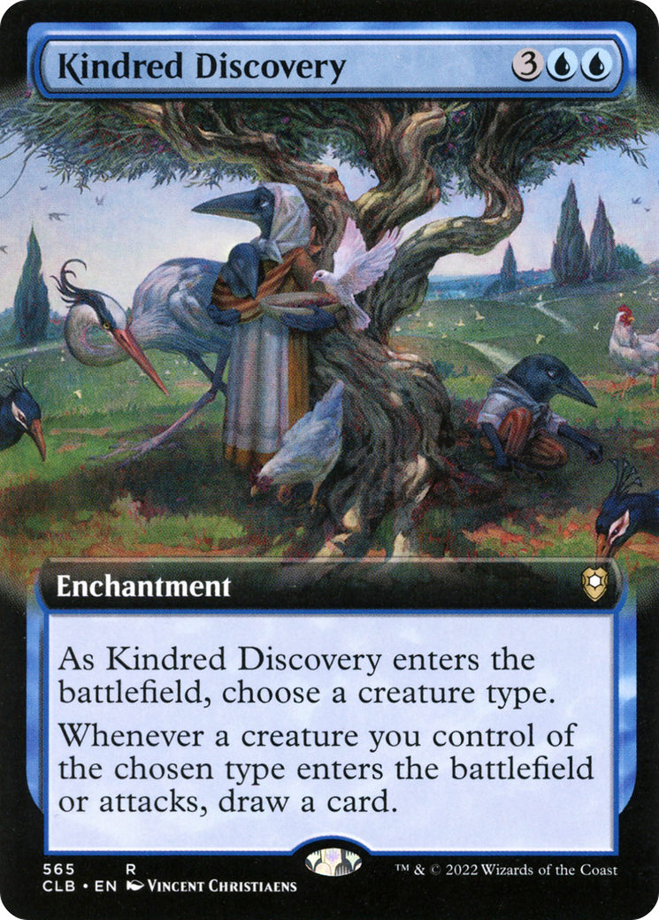 Kindred Discovery (Extended Art) [Commander Legends: Battle for Baldur's Gate] - The Mythic Store | 24h Order Processing