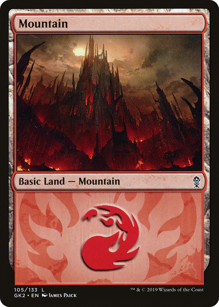 Mountain (105) [Ravnica Allegiance Guild Kit] - The Mythic Store | 24h Order Processing