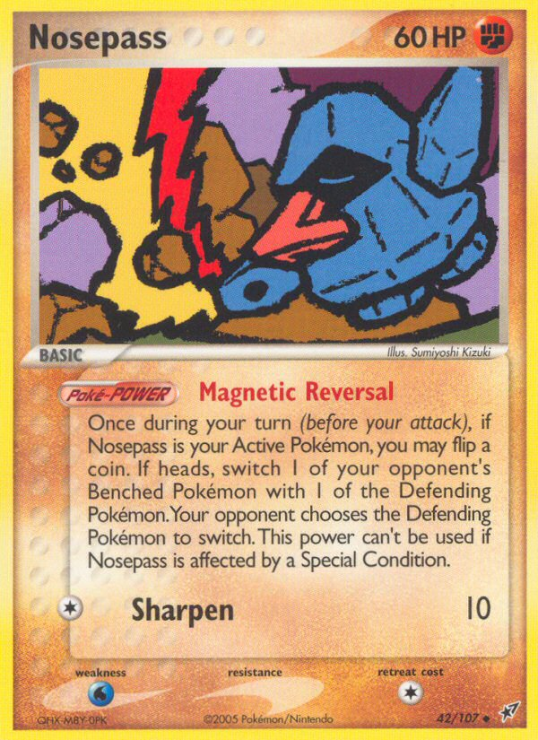 Nosepass (42/107) [EX: Deoxys] - The Mythic Store | 24h Order Processing