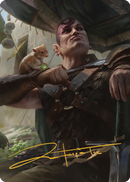 Minsc & Boo, Timeless Heroes Art Card (38) (Gold-Stamped Signature) [Commander Legends: Battle for Baldur's Gate Art Series] - The Mythic Store | 24h Order Processing