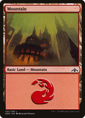 Mountain (263) [Guilds of Ravnica] - The Mythic Store | 24h Order Processing