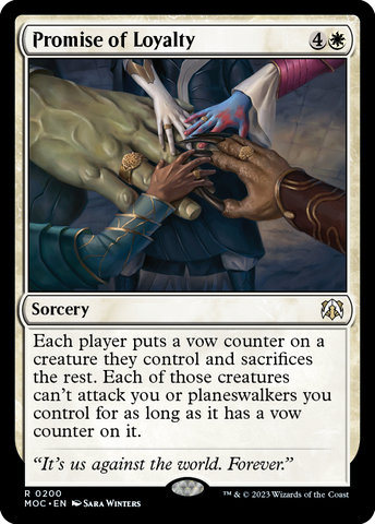 Promise of Loyalty [March of the Machine Commander] - The Mythic Store | 24h Order Processing