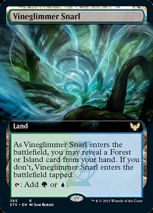 Vineglimmer Snarl (Extended Art) [Strixhaven: School of Mages] - The Mythic Store | 24h Order Processing