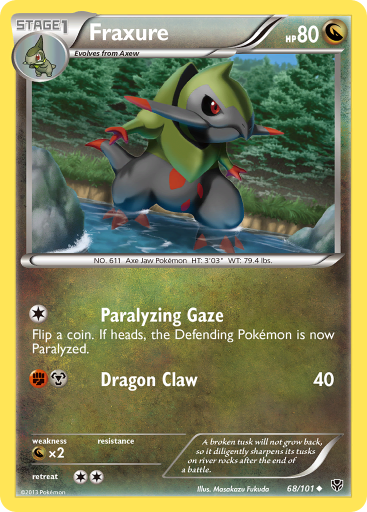 Fraxure (68/101) [Black & White: Plasma Blast] - The Mythic Store | 24h Order Processing