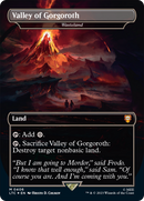 Valley of Gorgoroth - Wasteland (Surge Foil Realms and Relics) [The Lord of the Rings: Tales of Middle-Earth Commander] - The Mythic Store | 24h Order Processing