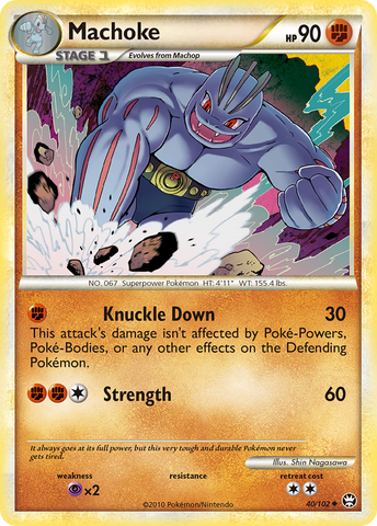 Machoke (40/102) [HeartGold & SoulSilver: Triumphant] - The Mythic Store | 24h Order Processing