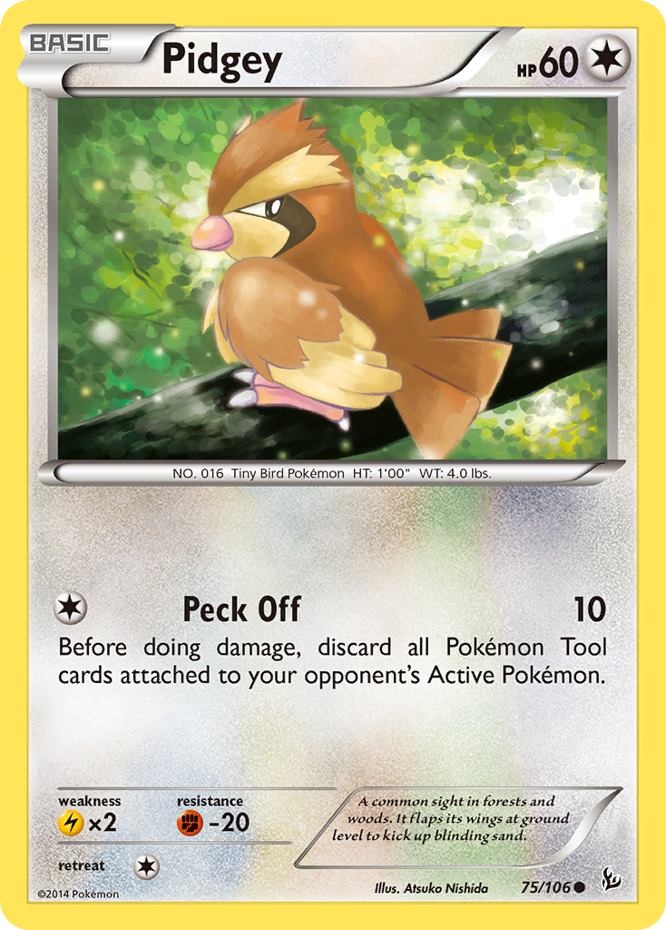 Pidgey (75/106) [XY: Flashfire] - The Mythic Store | 24h Order Processing