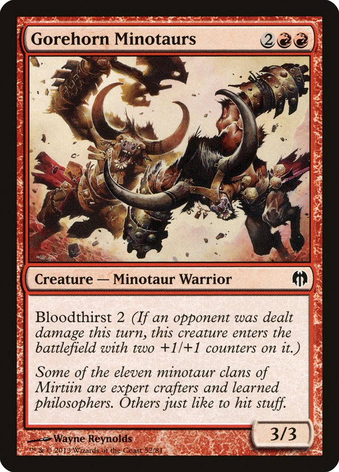 Gorehorn Minotaurs [Duel Decks: Heroes vs. Monsters] - The Mythic Store | 24h Order Processing