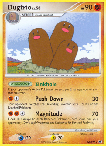 Dugtrio (24/127) [Platinum: Base Set] - The Mythic Store | 24h Order Processing