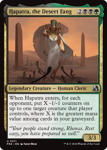 Hapatra, the Desert Fang [Reality Fracture]