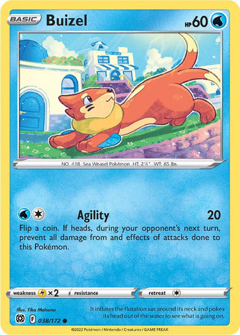 Buizel (038/172) [Sword & Shield: Brilliant Stars] - The Mythic Store | 24h Order Processing