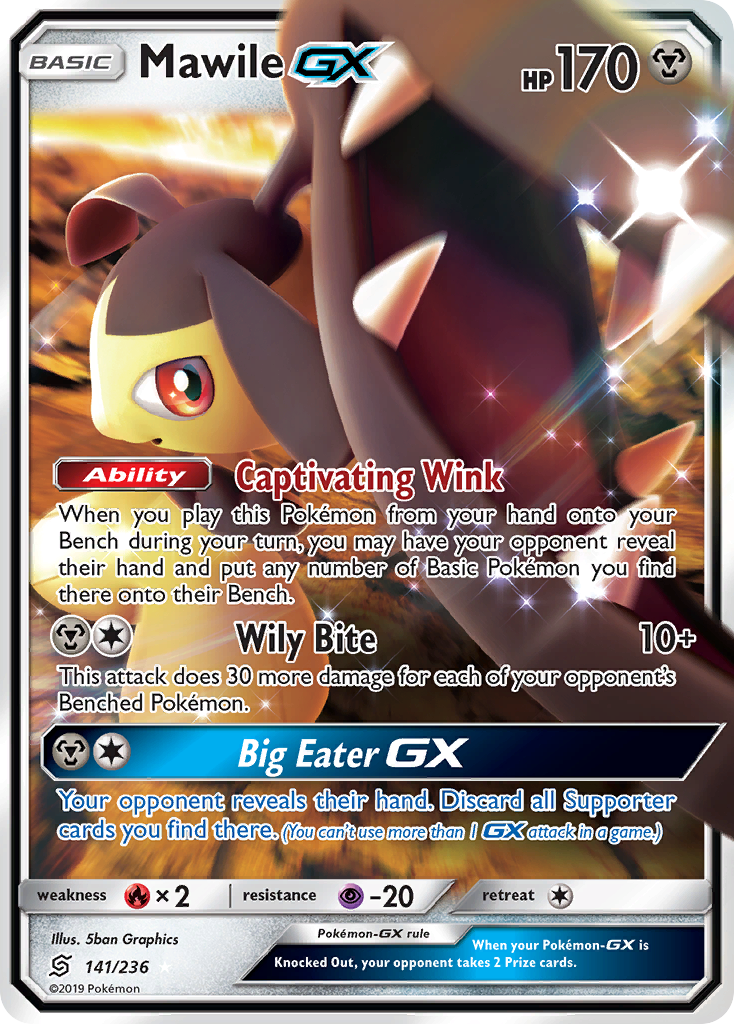 Mawile GX (141/236) [Sun & Moon: Unified Minds] - The Mythic Store | 24h Order Processing