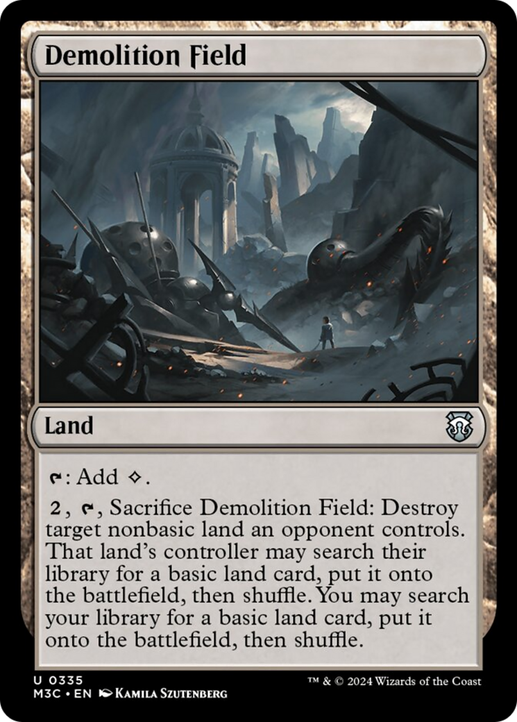 Demolition Field [Modern Horizons 3 Commander] - The Mythic Store | 24h Order Processing