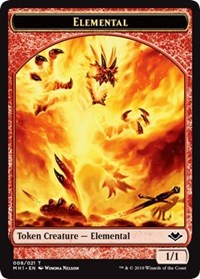Elemental (008) // Rhino (013) Double-Sided Token [Modern Horizons Tokens] - The Mythic Store | 24h Order Processing