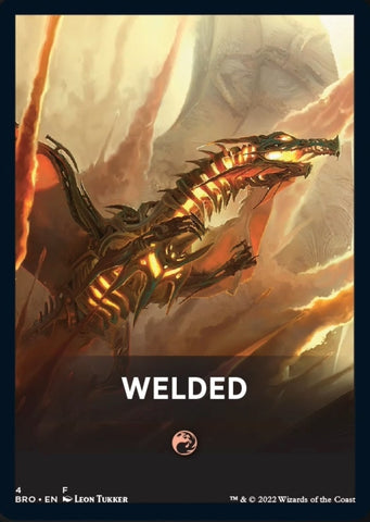 Welded Theme Card [The Brothers' War Tokens] - The Mythic Store | 24h Order Processing