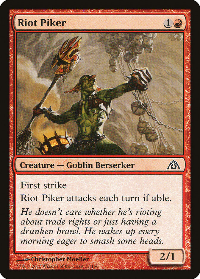 Riot Piker [Dragon's Maze] - The Mythic Store | 24h Order Processing