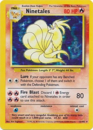 Ninetales (12/102) [Base Set Unlimited] - The Mythic Store | 24h Order Processing