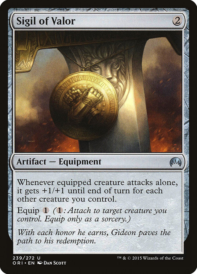 Sigil of Valor [Magic Origins] - The Mythic Store | 24h Order Processing
