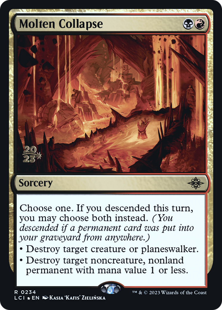 Molten Collapse [The Lost Caverns of Ixalan Prerelease Cards] - The Mythic Store | 24h Order Processing