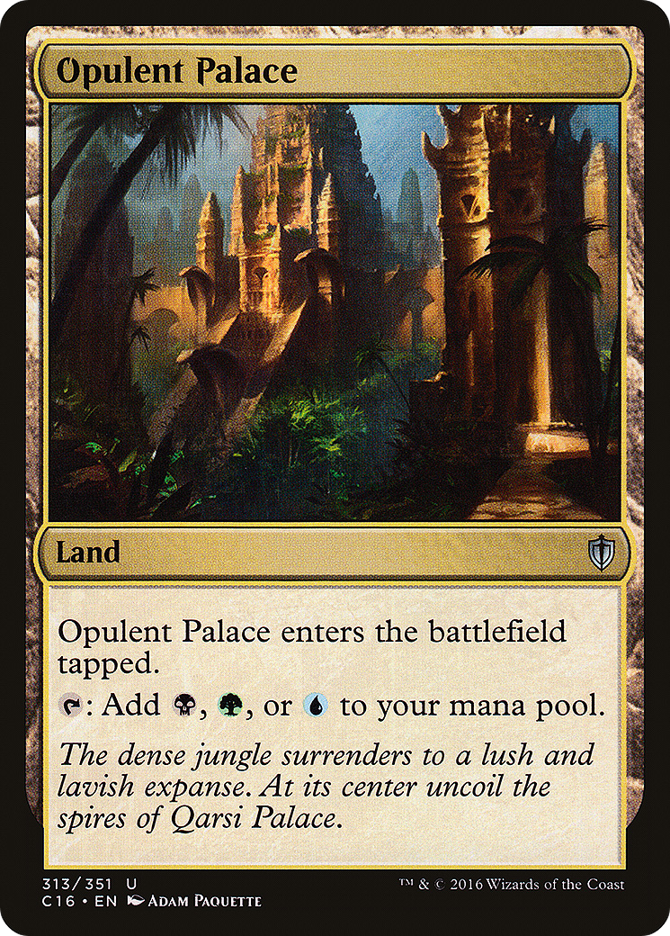 Opulent Palace [Commander 2016] - The Mythic Store | 24h Order Processing