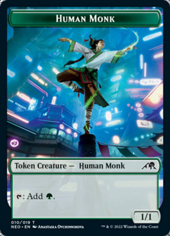 Human Monk Token [Kamigawa: Neon Dynasty Tokens] - The Mythic Store | 24h Order Processing