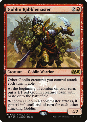 Goblin Rabblemaster (Buy-A-Box) [Magic 2015 Promos] - The Mythic Store | 24h Order Processing