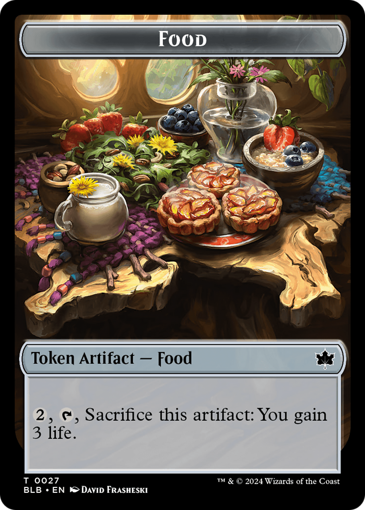 Food // Coruscation Mage Double-Sided Token [Bloomburrow Tokens] - The Mythic Store | 24h Order Processing