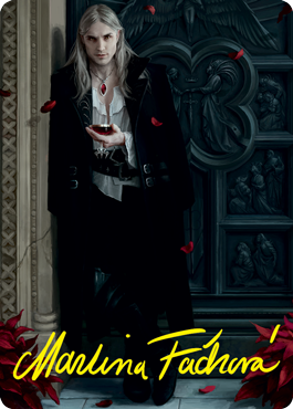 Sorin the Mirthless 1 Art Card (Gold-Stamped Signature) [Innistrad: Crimson Vow Art Series] - The Mythic Store | 24h Order Processing