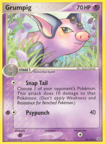 Grumpig (30/106) [EX: Emerald] - The Mythic Store | 24h Order Processing