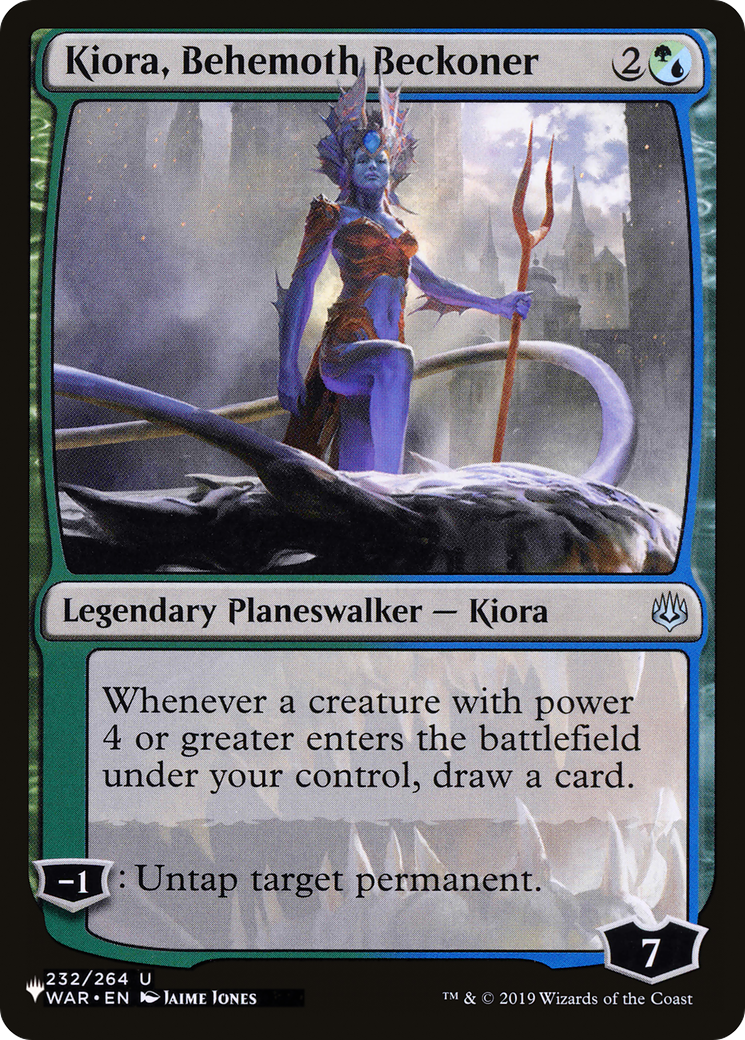 Kiora, Behemoth Beckoner [The List] - The Mythic Store | 24h Order Processing